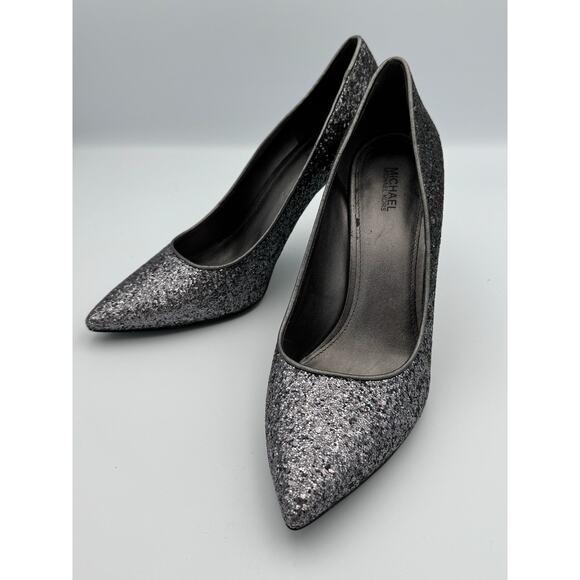 Michael Kors Glitter Pointed-Toe Pumps – Size 9 - Picture 1 of 10